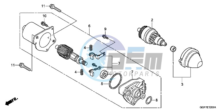 STARTING MOTOR (MITSUBA)