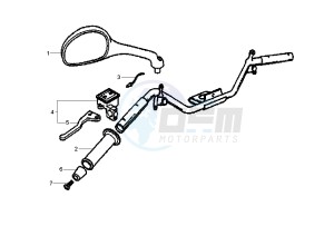 NRG POWER PUREJET 50 drawing Rear master cylinder