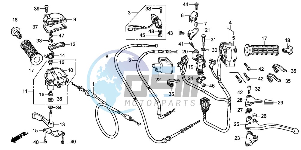 HANDLE LEVER/SWITCH/CABLE