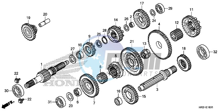 TRANSMISSION (TRX420FE1/FM1/FM2/TE1/TM1)