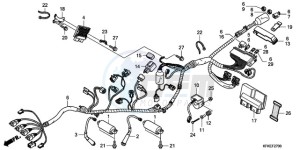 VTR2509 Australia - (U / MK) drawing WIRE HARNESS/IGNITION COIL