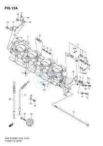 GSX-R1000 (E2) drawing THROTTLE BODY (GSX-R1000K2)