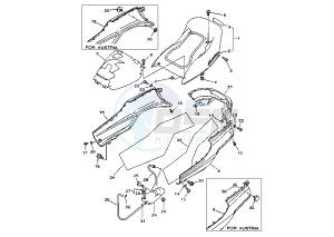 YP MAJESTY 250 drawing REAR  BODY