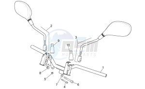 Sport City Cube 250-300 ie e3 drawing Handlebar