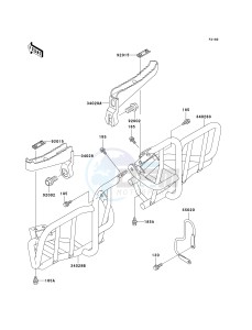 KEF 300 B [LAKOTA SPORT] (B1-B3) [LAKOTA 300 SPORT] drawing FOOTRESTS