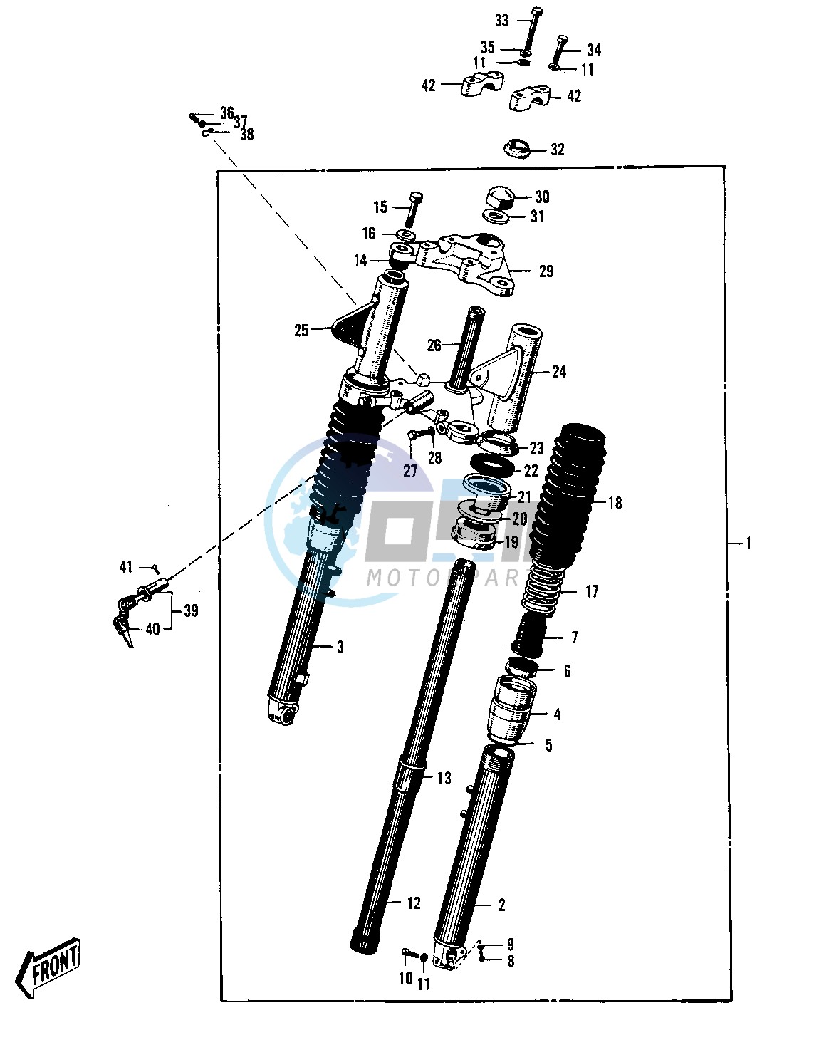 FRONT FORK -- 68 Till 69- -