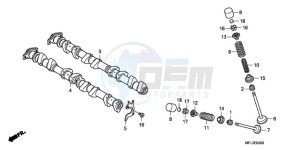 CBR1000RR9 UK - (E / MKH MME TRI) drawing CAMSHAFT/VALVE