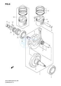 DR-Z125 (E28-E33) drawing CRANKSHAFT