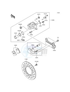 KLX150L KLX150EEF XX (EU ME A(FRICA) drawing Rear Brake