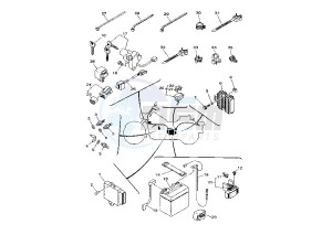 XVS DRAG STAR 250 drawing BATTERY MY04