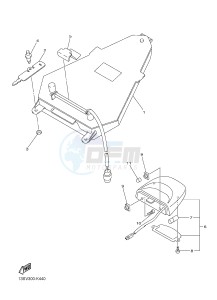 YZF-R6 R6 600 (1JSX) drawing TAILLIGHT