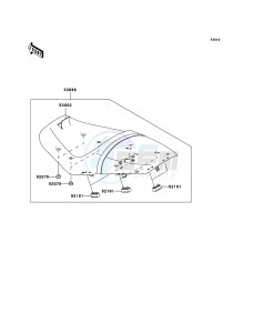 ZZR1400_ABS ZX1400D8F FR GB XX (EU ME A(FRICA) drawing Seat