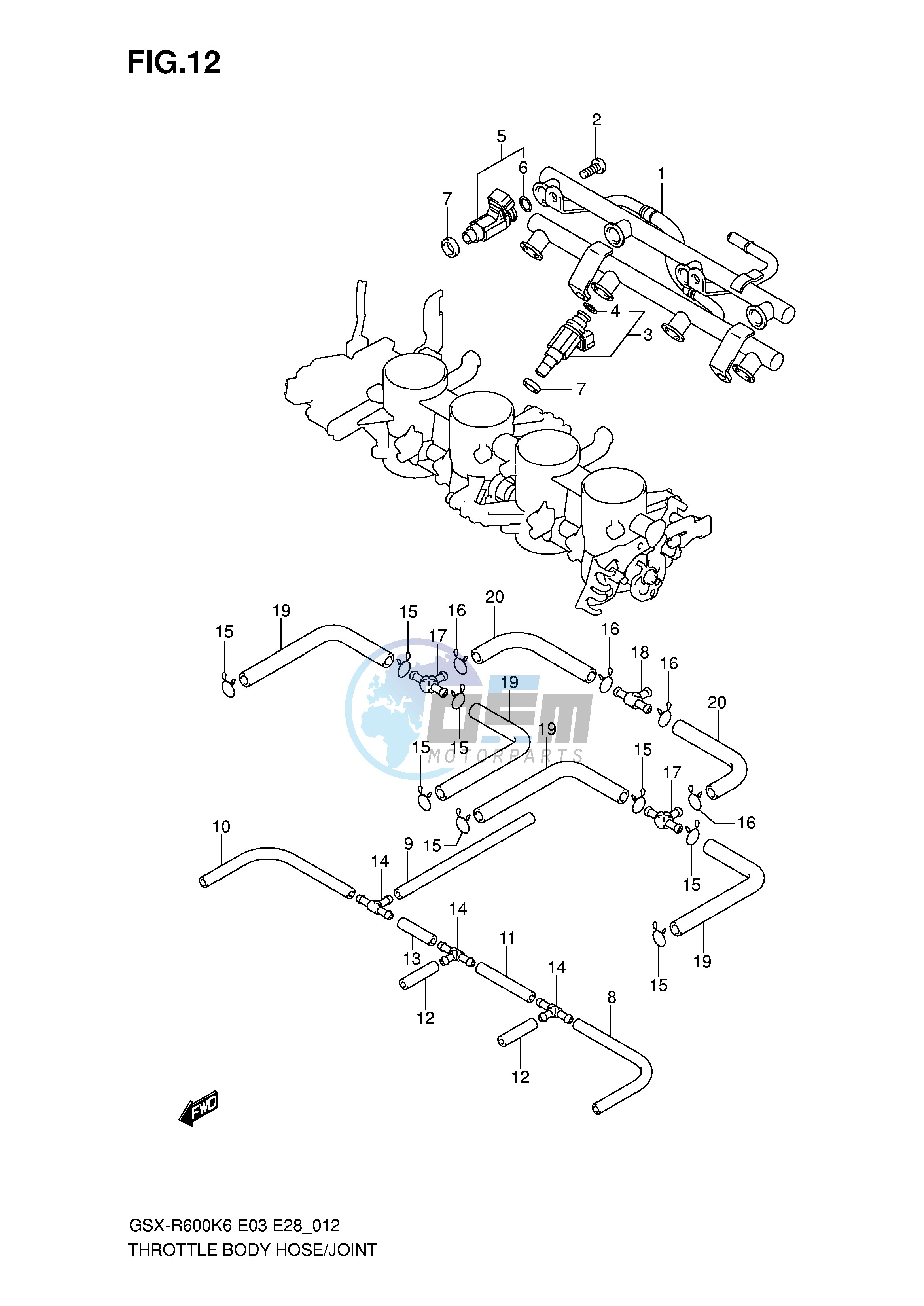 THROTTLE BODY HOSE JOINT