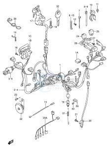 GSX-R750 (E2) drawing WIRING HARNESS (MODEL T V)