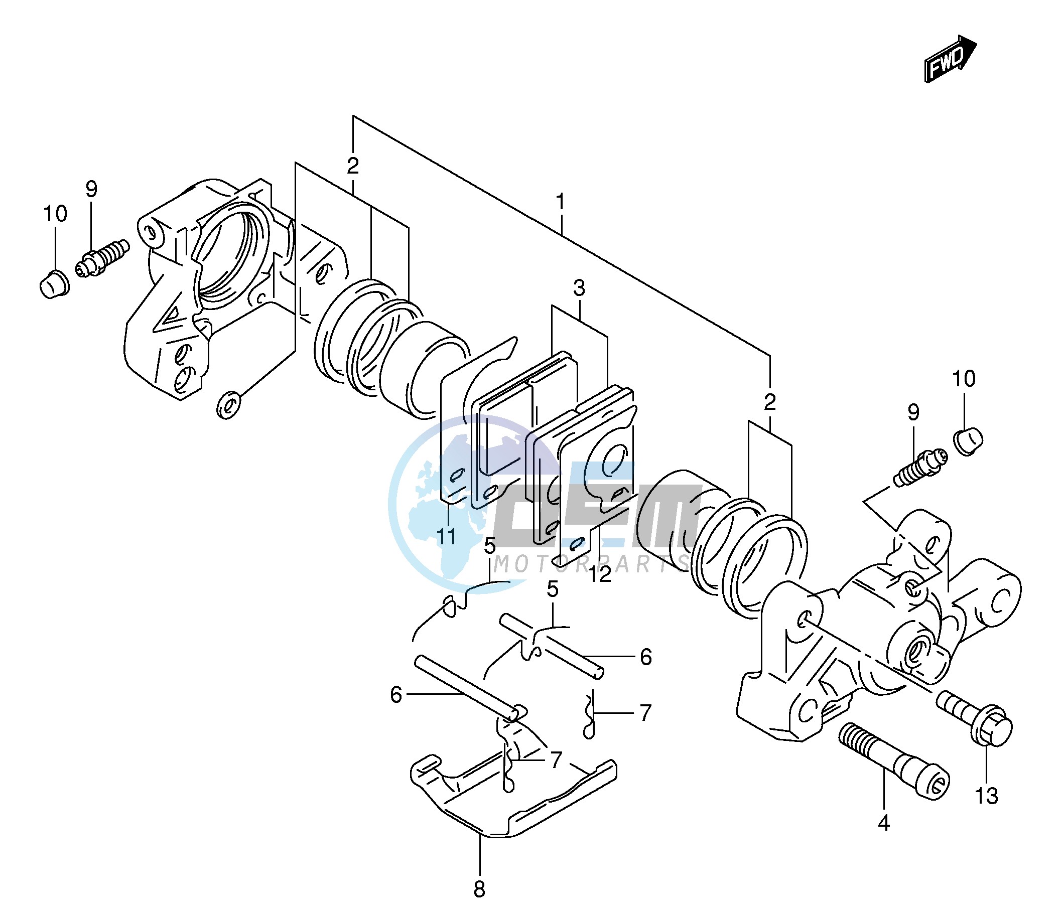 REAR CALIPER