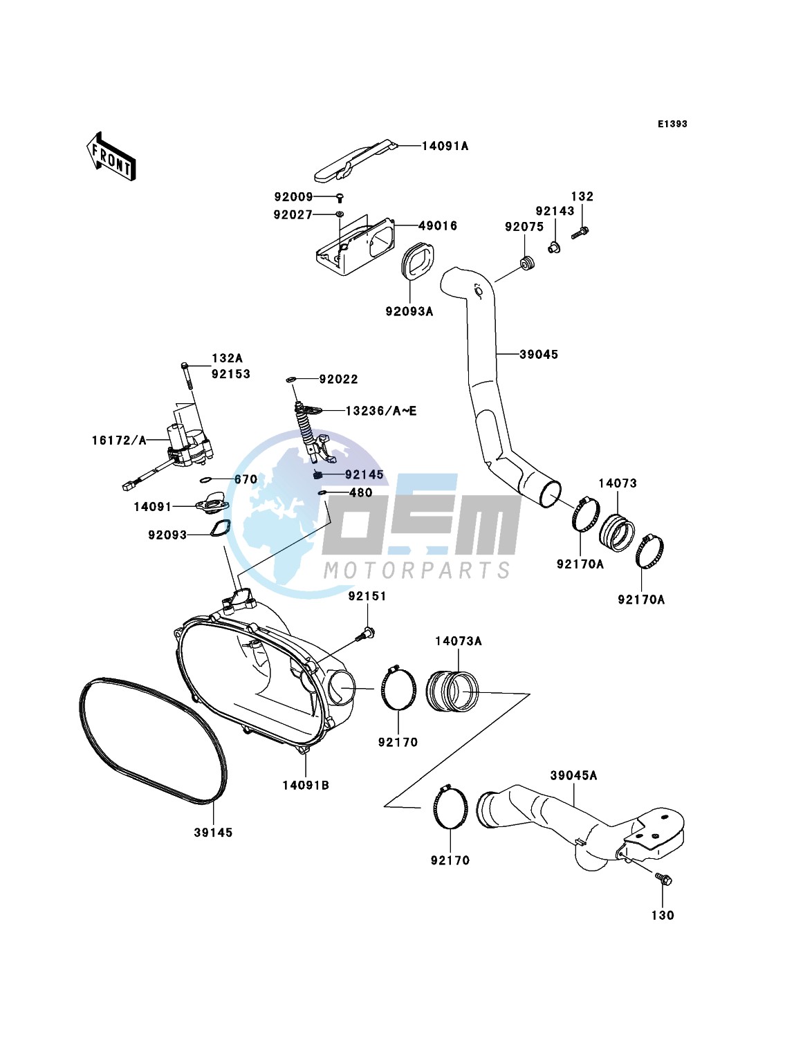 Converter Cover/Drive Belt