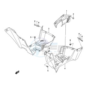 LT-A500XP Z drawing MUDGUARD