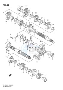 DL1000 (E24) V-Strom drawing TRANSMISSION