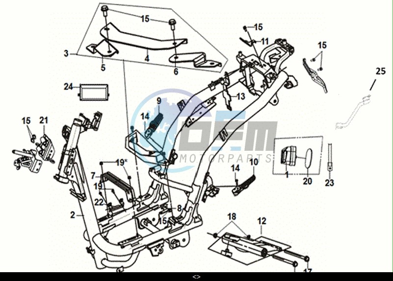 FRAME BODY - ENGINE MOUNT