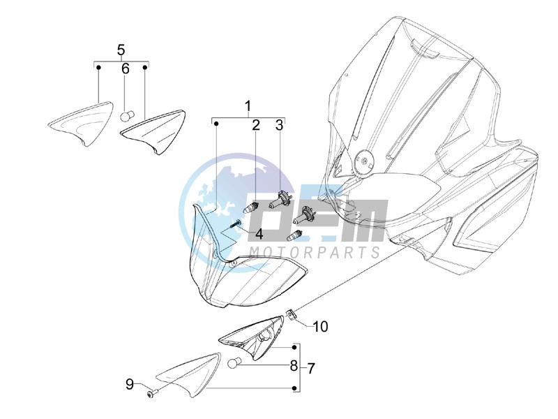 Front headlamps - Turn signal lamps