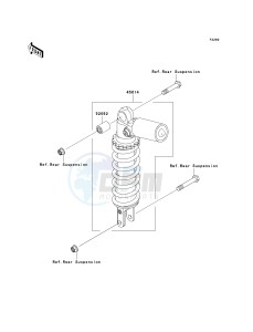 ZX 600 J [ZZR600] (J6F-J8F) J7F drawing SHOCK ABSORBER-- S- -