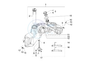 GRANTURISMO 200 drawing Fuel Tank