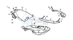 MAXSYM 400 I drawing REAR GRIP