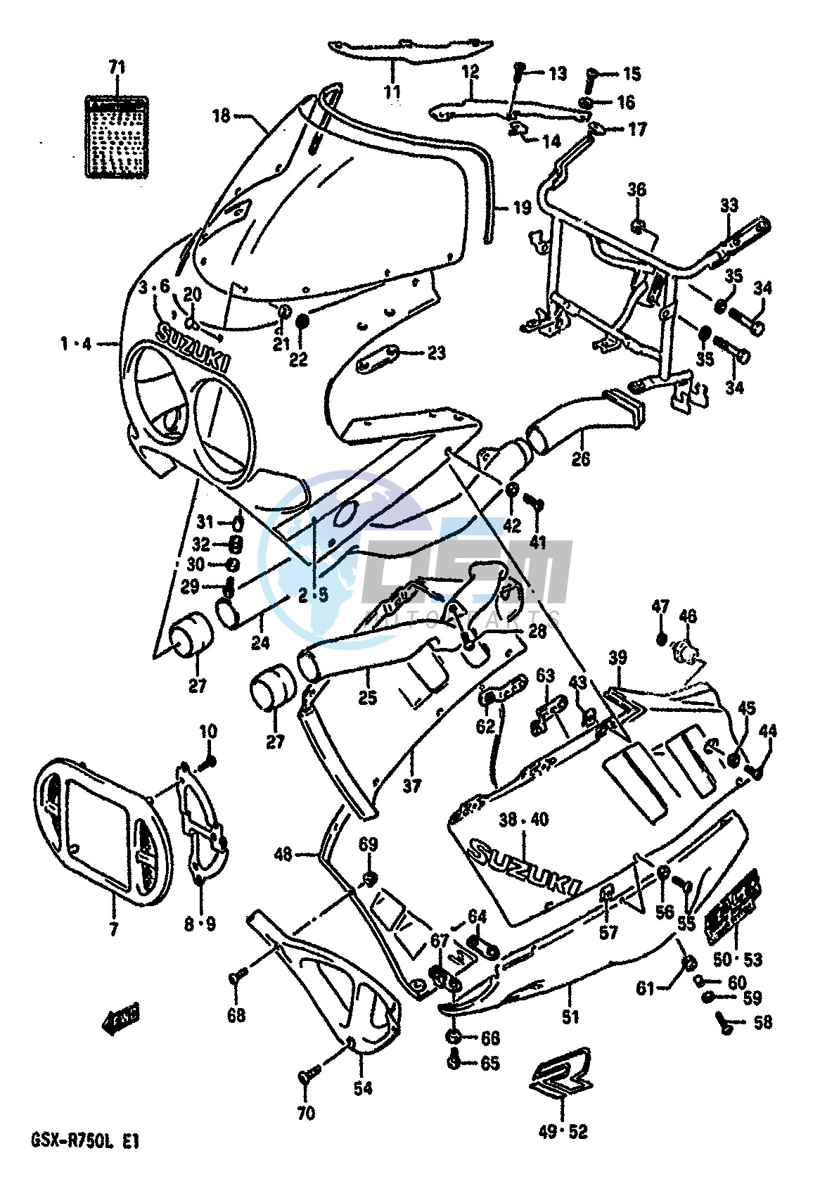 COWLING (MODEL K 9SR)