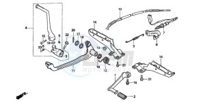 TRX300 FOURTRAX 300 drawing STEP