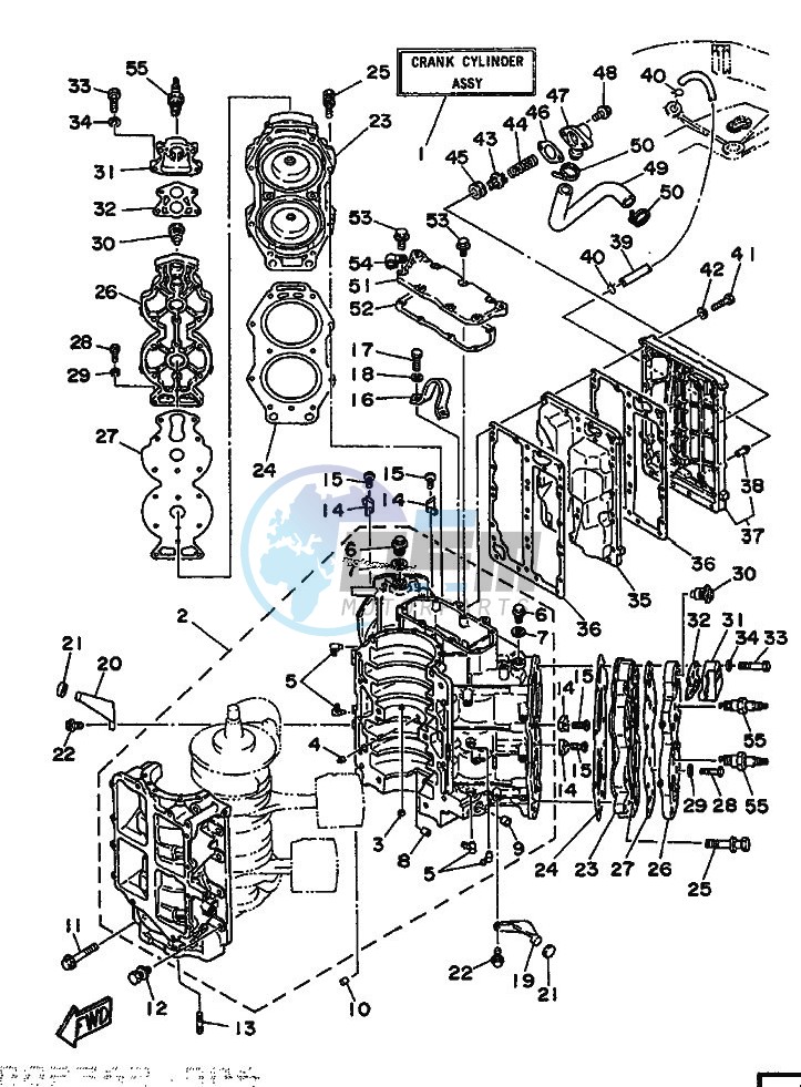 CYLINDER--CRANKCASE