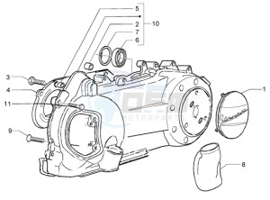 Granturismo 200 L drawing Crankcase cooling