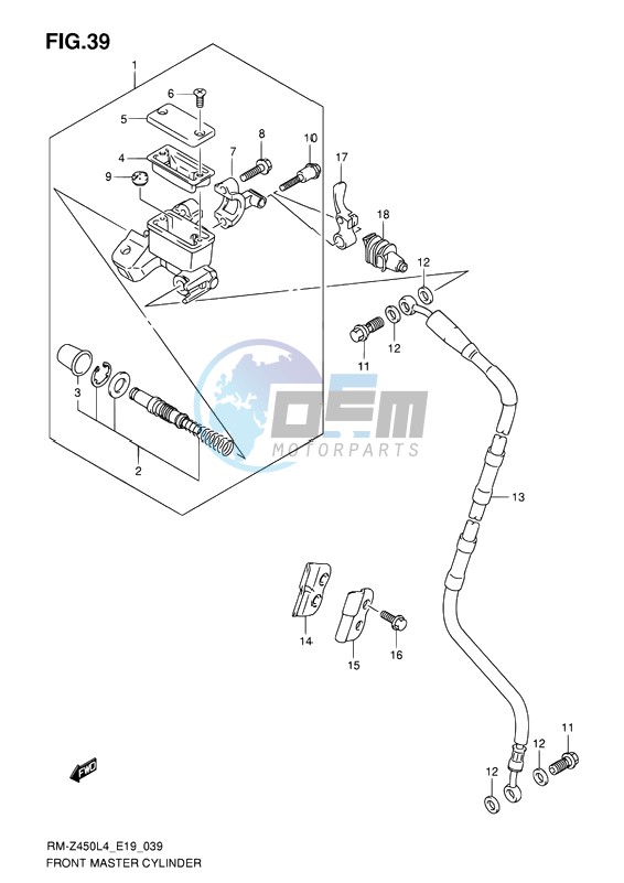 FRONT MASTER CYLINDER