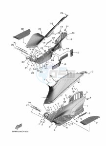 CZD300-A XMAX 300 (BMK1) drawing TRANSMISSION