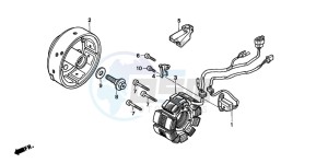 CMX250C REBEL drawing GENERATOR