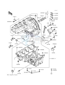 ZX 750 L [NINJA ZX-7] (L1-L3) [NINJA ZX-7] drawing CRANKCASE