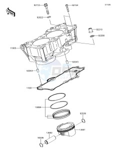 VULCAN S ABS EN650EHF XX (EU ME A(FRICA) drawing Cylinder/Piston(s)