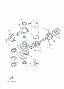 F25DMHL drawing CRANKSHAFT--PISTON