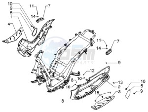 Beverly 200 (USA) USA drawing Footrest