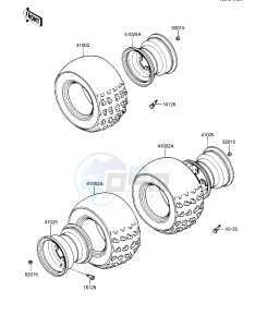 KXT 250 B [TECATE] (B2) [TECATE] drawing WHEELS_TIRES