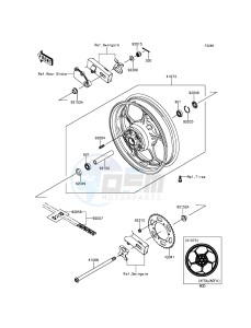 NINJA_250SL BX250AFS XX (EU ME A(FRICA) drawing Rear Hub