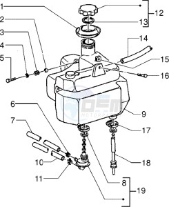 Zip 50 drawing Fuel Tank