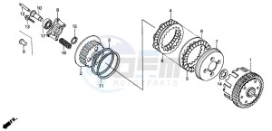 CG125 drawing CLUTCH (2)