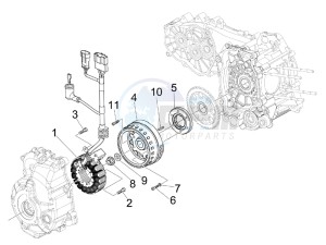 GTS 300 ie Touring drawing Flywheel magneto