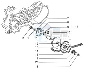 NRG 50 Pure jet drawing Driving pulley