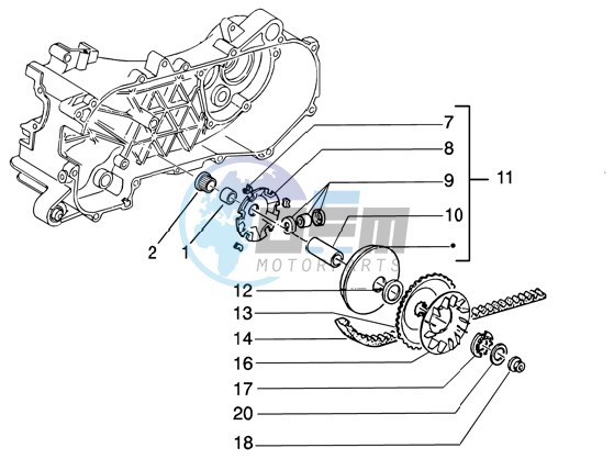 Driving pulley