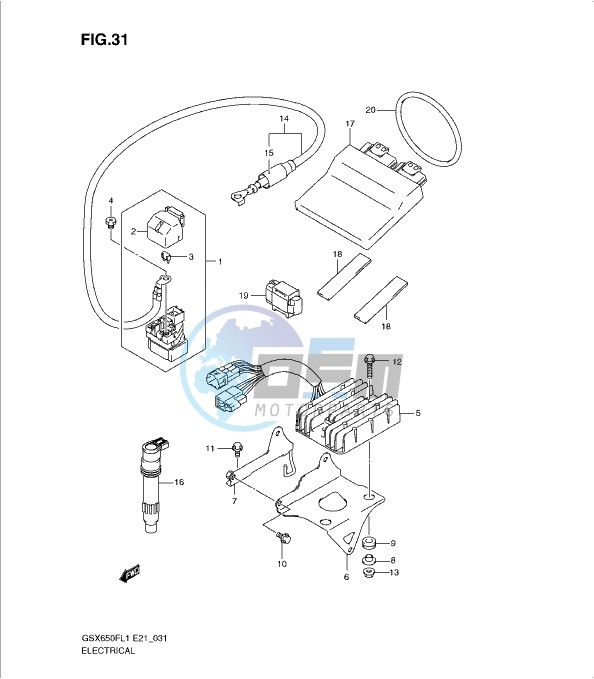 ELECTRICAL (GSX650FUAL1 E21)