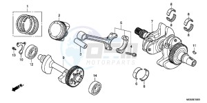 NC700XDD NC700X Dual Cluth ABS 2ED - (2ED) drawing CRANKSHAFT/ PI STON