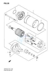 GSR750 ABS EU drawing STARTING MOTOR