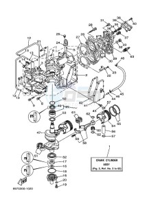 55B drawing CYLINDER--CRANKCASE