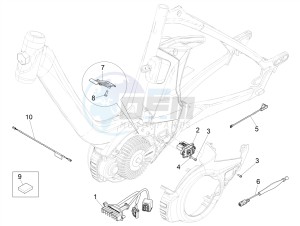 Wi-Bike Uni Deore Comfort 2017 (NAFTA) drawing Main cable harness